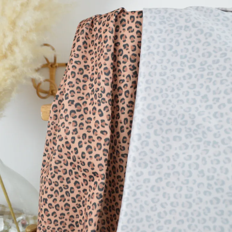 Pul contact alimentaire Balzac motifs léopard fond Tabac- motif exclusif