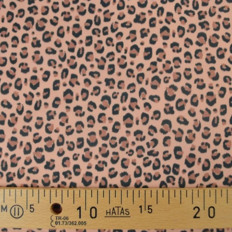 Pul contact alimentaire Balzac motifs léopard fond Tabac- motif exclusif