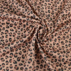 Pul contact alimentaire Balzac motifs léopard fond Tabac- motif exclusif