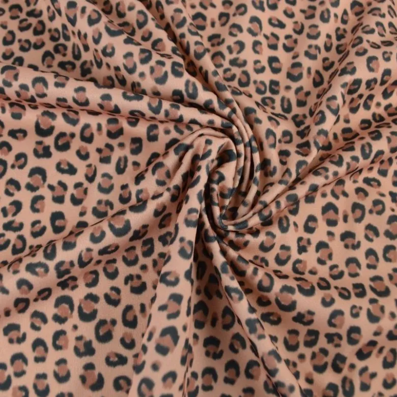 Pul contact alimentaire Balzac motifs léopard fond Tabac- motif exclusif