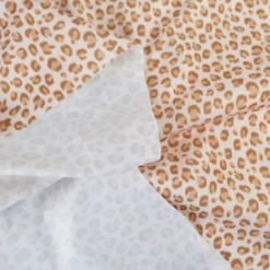Pul contact alimentaire Balzac motifs léopard fond beige - motif exclusif
