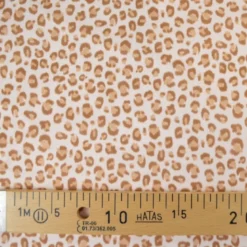 Pul contact alimentaire Balzac motifs léopard fond beige - motif exclusif