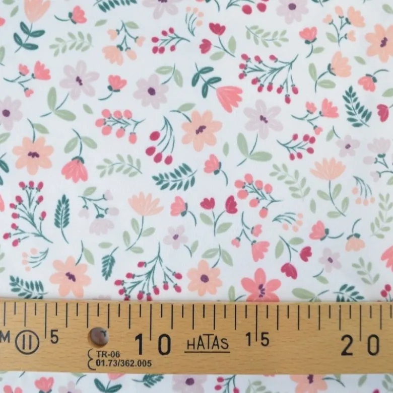 Pul contact alimentaire Leopold motifs fleurs Corail - motif exclusif