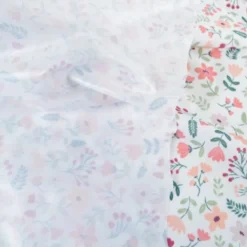 Pul contact alimentaire Leopold motifs fleurs Corail - motif exclusif