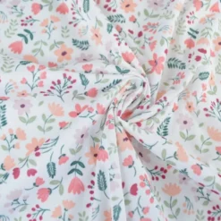 Pul contact alimentaire Leopold motifs fleurs Corail - motif exclusif
