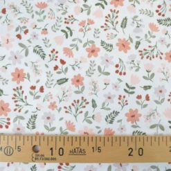 Pul contact alimentaire Leopold motifs fleurs marsala - exclusif