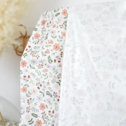 Pul contact alimentaire Leopold motifs fleurs marsala - exclusif