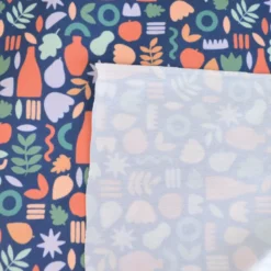 Pul contact alimentaire motifs Amphores graphique bleu marine - motif exclusif
