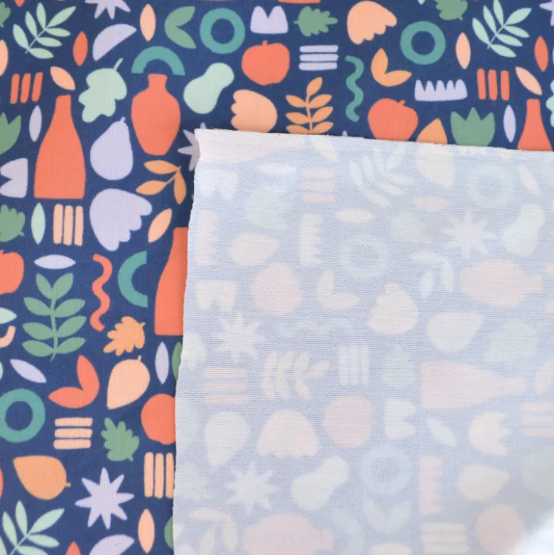 Pul contact alimentaire motifs Amphores graphique bleu marine - motif exclusif
