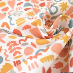 Pul contact alimentaire motifs Amphores graphique moutarde et brique - motif exclusif