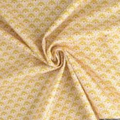 Pul contact alimentaire motifs écailles fond écru - motif exclusif
