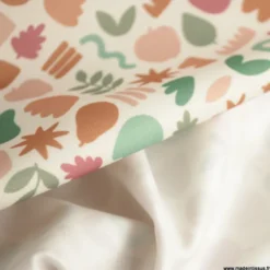 Pul contact alimentaire motifs Amphores graphique marsala et sauge - motif exclusif