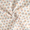 Pul contact alimentaire motifs fleurs vintage bleues fond blanc - motif exclusif