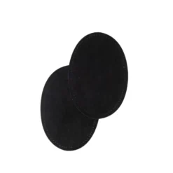 Renforts thermocollants en daim 9.5 x 14cm - Noir
