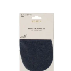 Renforts thermocollants en jean 10 x 15cm - Bleu foncé