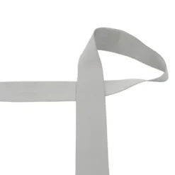 Ruban Elastique satin 30mm coloris argent