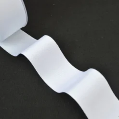 Ruban gros grain BLANC , 38 mm, .
