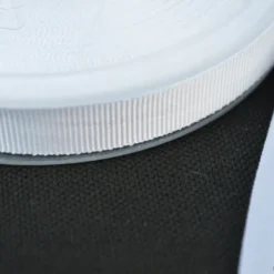 Ruban gros grain BLANC, 10 mm, .