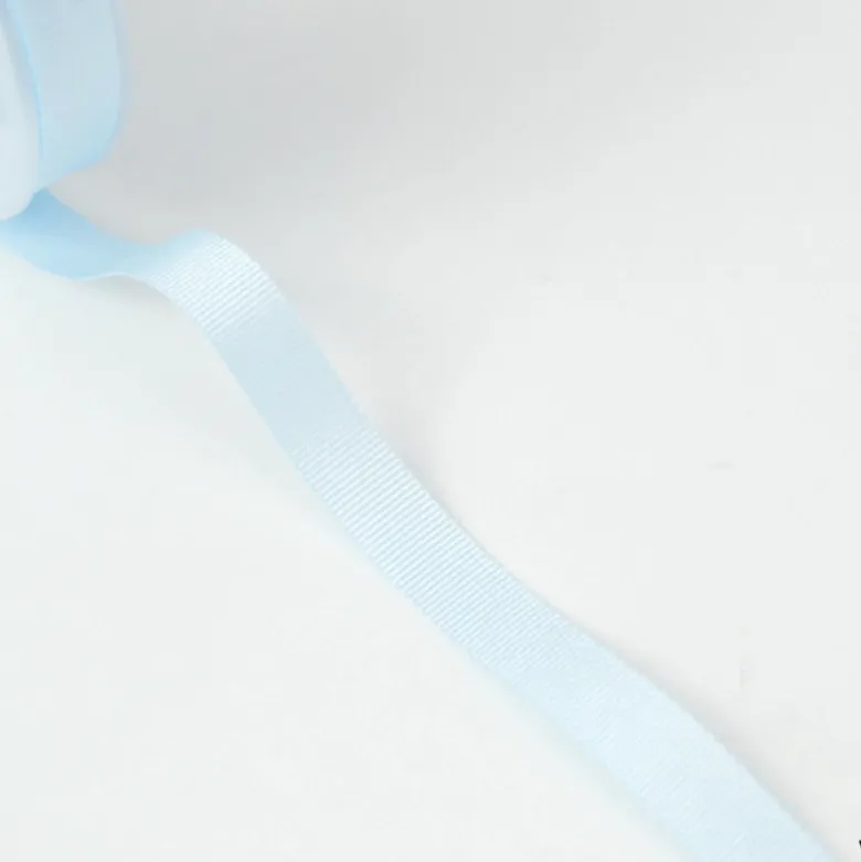 Ruban gros grain BLEU CIEL, 10 mm, .