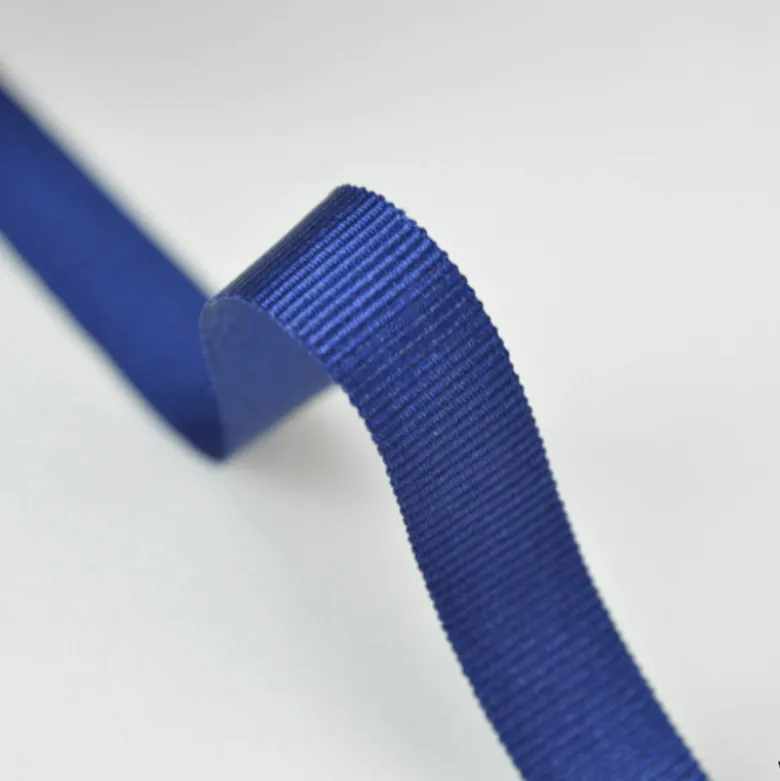 Ruban gros grain BLEU MARINE, 10 mm, .