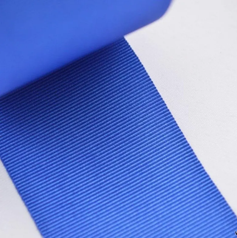 Ruban gros grain BLEU ROI 498, 38 mm, .