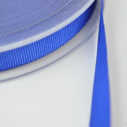 Ruban gros grain BLEU ROI, 10 mm, .