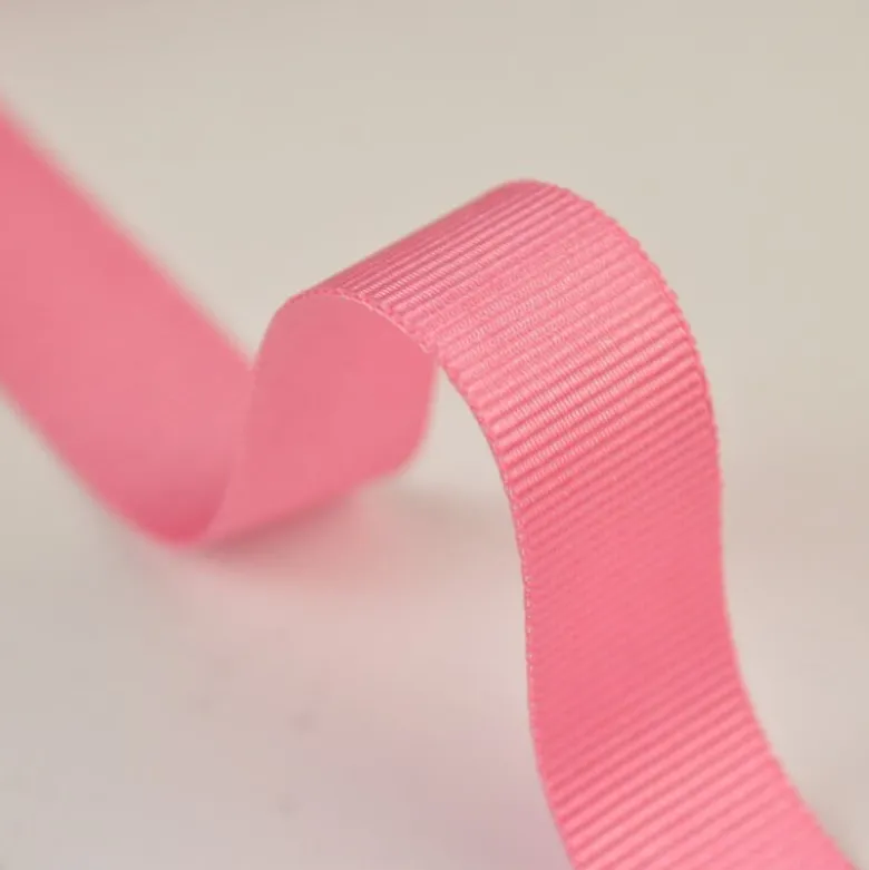 Ruban gros grain ROSE, 15 mm