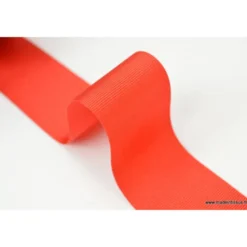 Ruban gros grain ROUGE , 38 mm, .