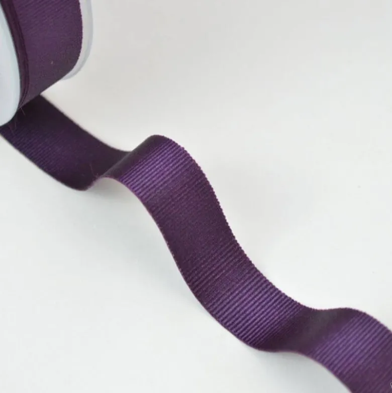 Ruban gros grain VIOLET, 15 mm, .