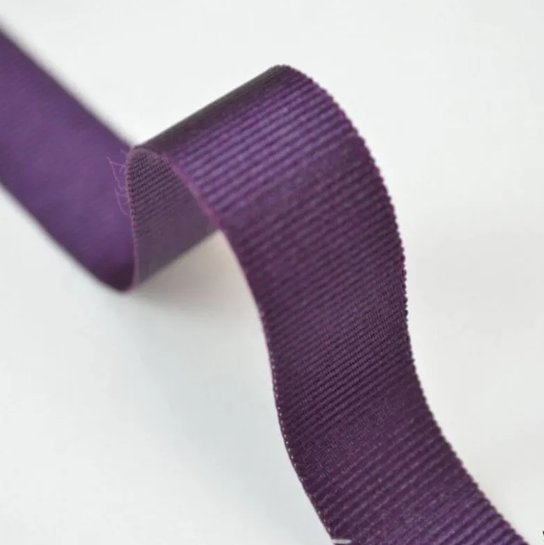 Ruban gros grain VIOLET, 15 mm, .