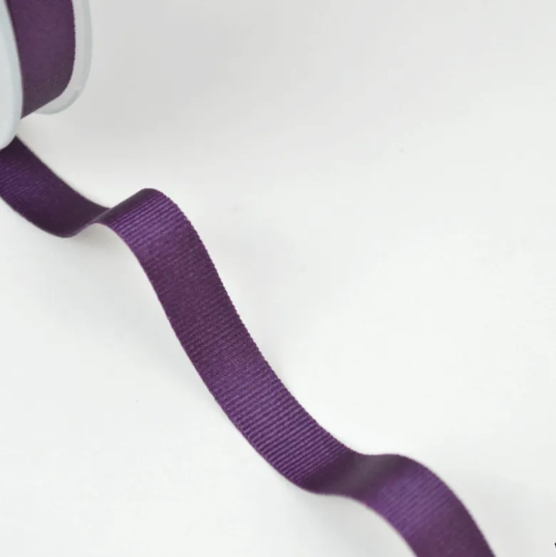 Ruban gros grain VIOLET, 10 mm, .