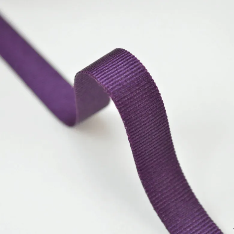 Ruban gros grain VIOLET, 10 mm, .