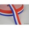 Ruban polyester Bleu blanc rouge Tricolore 15mm