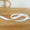 Ruban satin Blanc - 6 mm