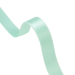 Ruban SATIN double face MENTHE, 10 mm, .
