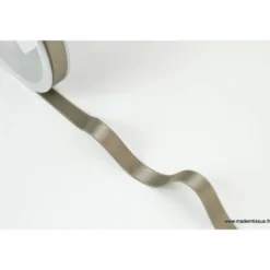 Ruban SATIN double face TAUPE, 10 mm, .
