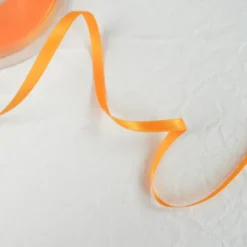 Ruban satin Orange - 6 mm