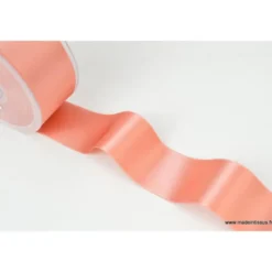 Ruban SATIN SAUMON, 38 mm