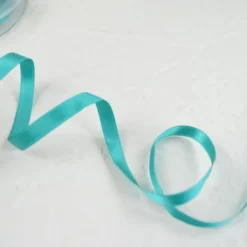 Ruban satin Turquoise - 6 mm