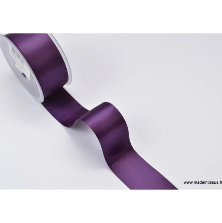 Ruban SATIN VIOLET , 38 mm