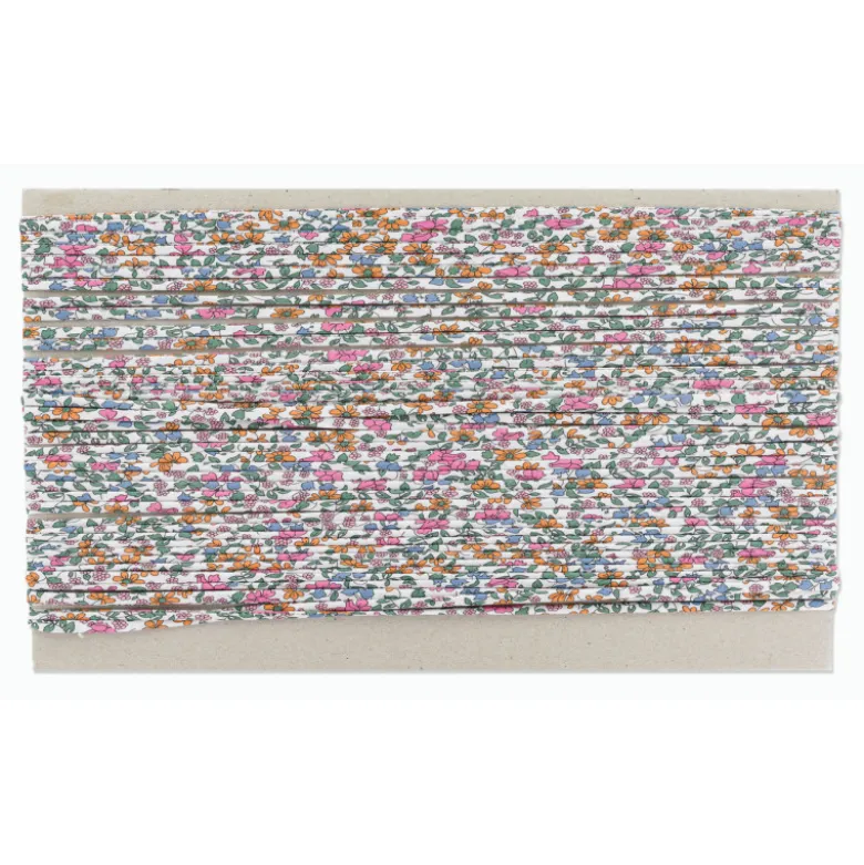 Ruban Spaghetti Liberty Emilia's Bloom - 5mm