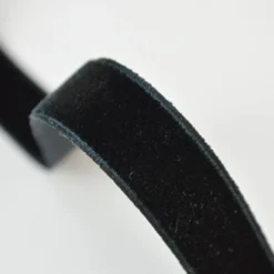 Ruban velours Noir, 16mm, .