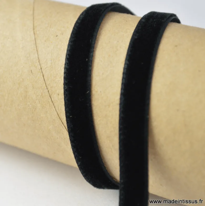 Ruban velours noir, 9mm, .