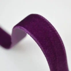 Ruban velours VIOLET, 16mm, .