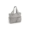 Sac de rangement à poches - pois fond gris