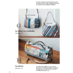 35 sacs & accessoires en lisières et chutes de tissus
