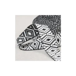 Sangle ethnique - losange noir et blanc