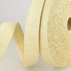 Sangle Lurex Ecru 30mm pour sac