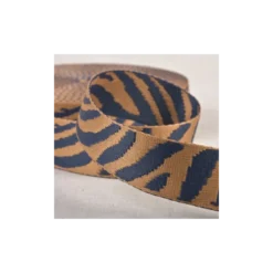 Sangle motif savane beige foncé - 38mm