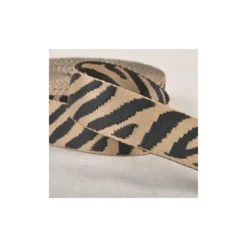 Sangle motif savane beige - 38mm